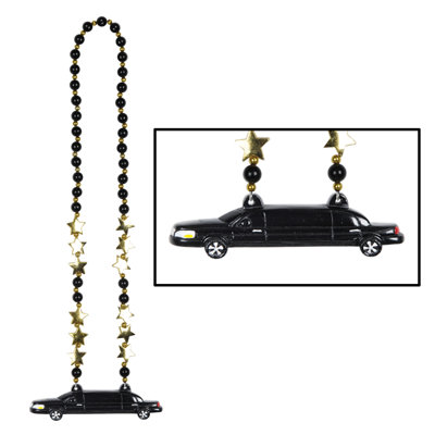 Beads w/Limo Medallion - Pack of 12