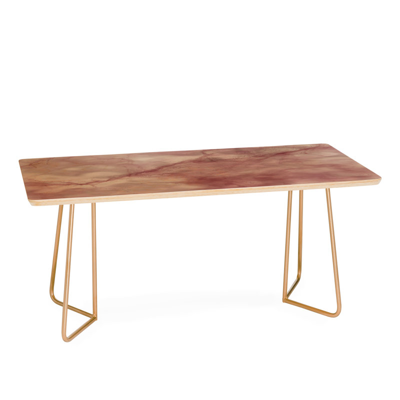 Table basse traîneau, Brun