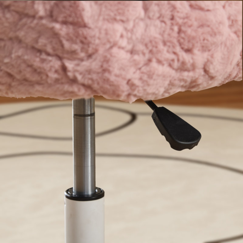 Chaise de bureau 22,48 po, Rose