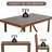 Nashia 6 - Person Acacia Wood Patio Dining Set with Rectangular Table-811252752