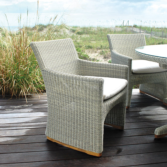 Westport Patio Dining Chair 64 (Set of 2), Westport White, Cloud