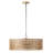 Aubriee 3 - Light Brass and Crystal 3-Light Chandelier