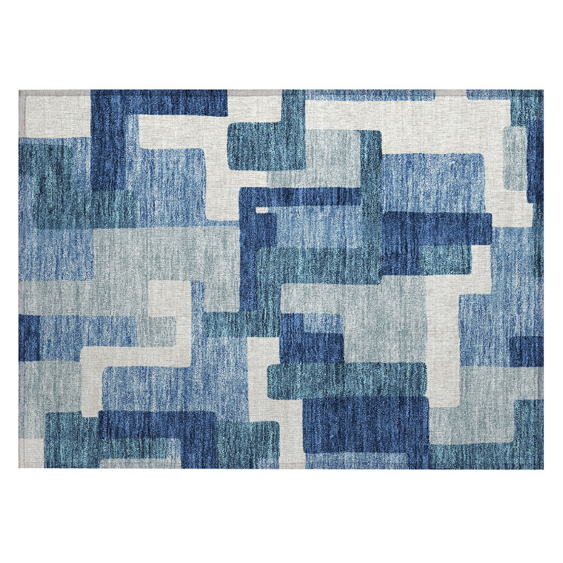  Neysa Non-Slip Indoor / Outdoor Door Mat, Rectangle 8' x 10'