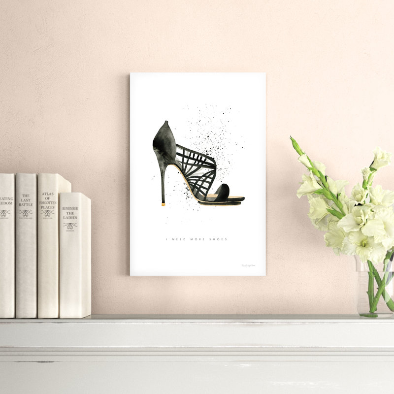 «Stiletto Style I» par Mercedes Lopez Charro - reproduction d'art, H 18 po x l 12 po