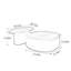 Table basse rétro de style niche haut de gamme-1590460851