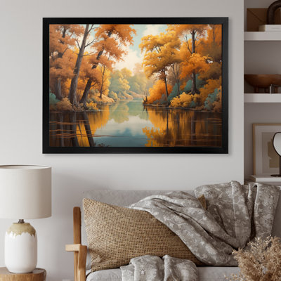 «Whimsical River and Forest II», reproduction sur toile