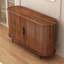 Buffet cannelé avec porte tambour coulissante