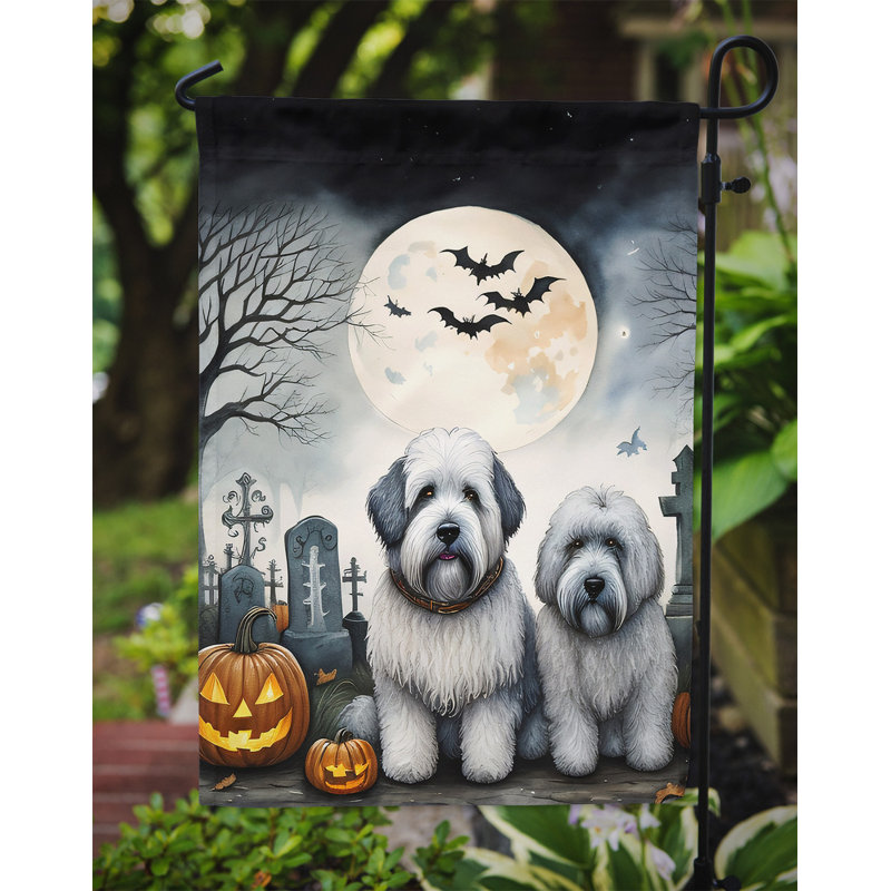 Drapeau de jardin en polyester double face H 15,5 po x l 11,25 po