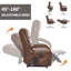Fauteuil inclinable électrique Power Leatheraire Lift-1337330901