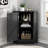 Modern Bathroom Cabinet With Adjustable Shelf, Triangle Corner Design For Efficient Space Utilization And Storage.