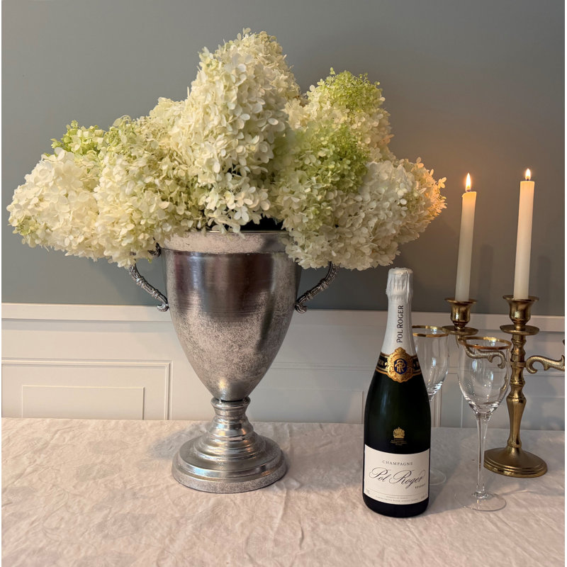 Vase en argent, 14,25 pouces