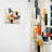 Ivory Illusions Abstract Shapes - Modern Velvet Curtain - Room Darkening - 1 Panel-107609692