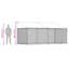 6.6'' H Galvanized Steel Yard Kennel With Door-98331489