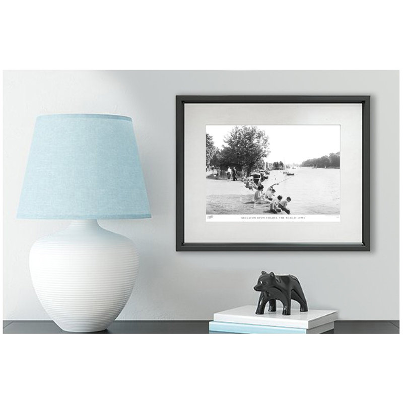 Kingston Upon Thames, The Thames C1955 by Francis Frith - Single Picture Frame Print, 40cm H x 50cm W x 2.3cm D