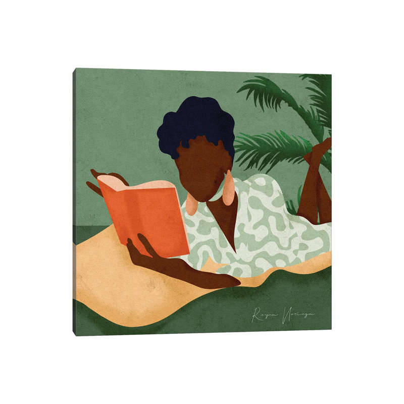 Book Love 1 Piece Painting on Canvas, 30.48 cm H x 30.48 cm W, Wrapped Canvas