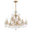 Lustre classique en cristal 12 lumières Lataysia
