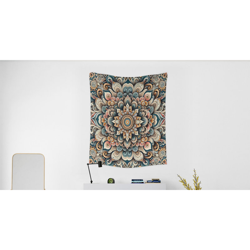 Tapisserie murale, H 60 po x l 51 po x P 0,5 po