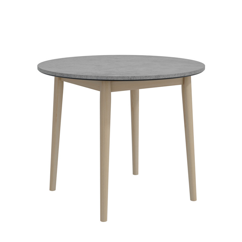 Table de salle à manger Studio avec plateau Smort et pieds en bois massif Studio