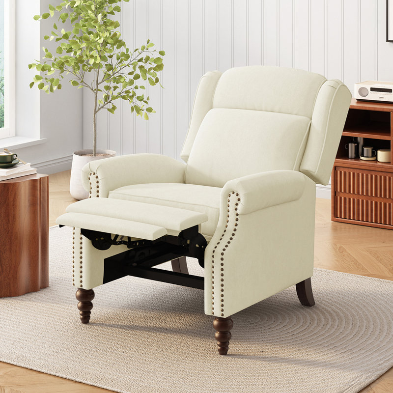 Fauteuil inclinable rembourré 29,75 po, Beige