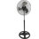 Ventilateur sur pied industriel Kool Zone - Ventilateur sur pied à 3 vitesses à vitesse élevée avec hauteur réglable, support mural et base de plancher - Ventilateur de refroidissement noir de jais silencieux