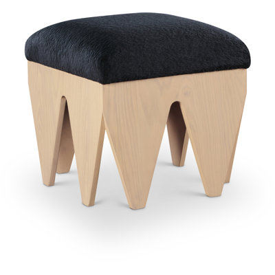 Vanness Velour Fur Fabric Bench by Hokku Designs