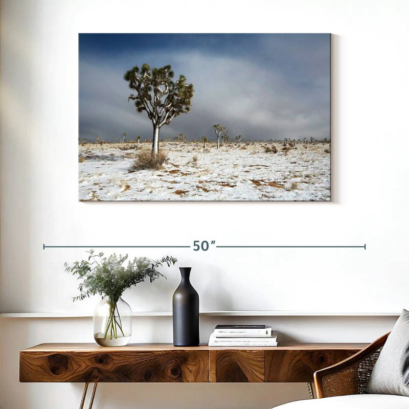 Harnek Snowy Mojave Desert, H 26 po x l 39 po