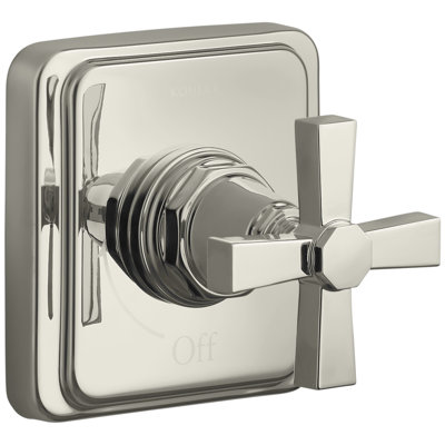 Pinstripe® Valve Trim with Pure Design Cross Handle for Volume Control Valve, Requires Valve