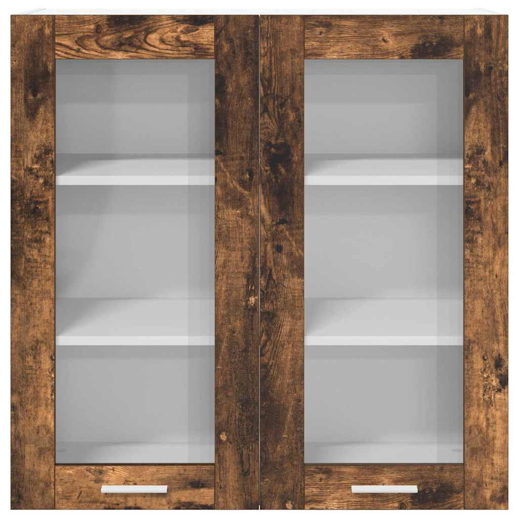 Vidaxl Hanging Cabinet With Storage Riga Grey Sonoma 60 X 31 X 80 Cm