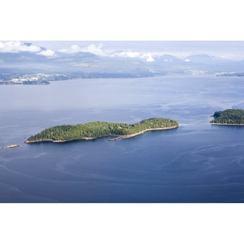 Island Off Vancouver by RASimon - Wrapped Canvas Print, 20cm H x 30cm W