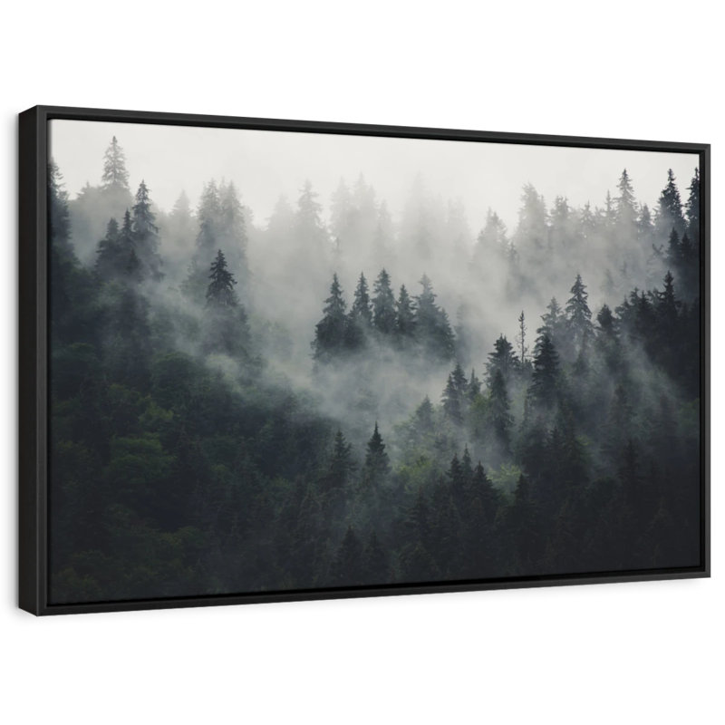 " Misty Forest Mountain ", 25" H x 17" W