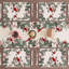 Ensemble de 8 napperons de Noël Cardinal Birds Winter Pine Tree Christmas