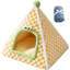 Lit pliant pour tente pour chien pliable, avec poignée de transport et base antidérapante, pour petit chiot chat-1680843400