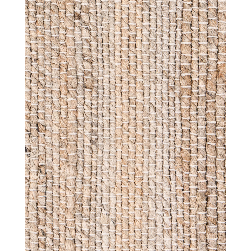 Rug AMRAVATI Light Beige Jute, Beige/Green, Rectangle 160 x 230 cm