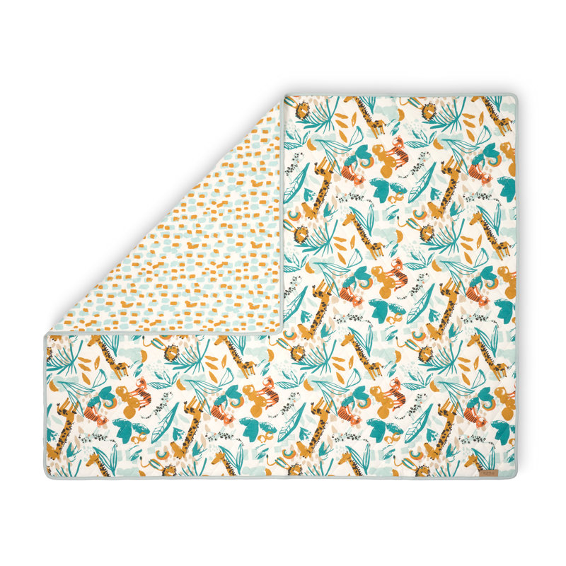 Tutti Bambini Cot/Cot Bed Coverlet - Run Wild