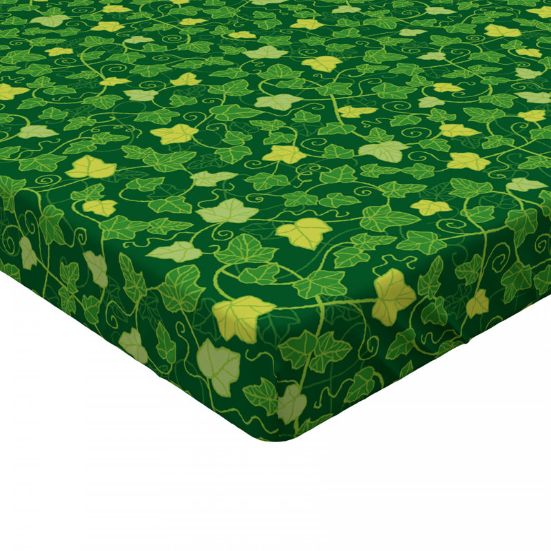 Microfiber Floral Fitted Sheet, Twin XL Fitted Sheet