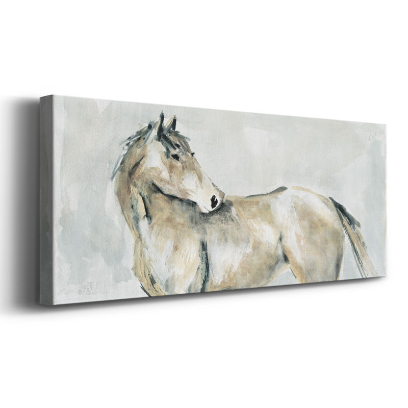 Tournant vers la toile tendue, H 20 po x l 50 po x P 1,5 po