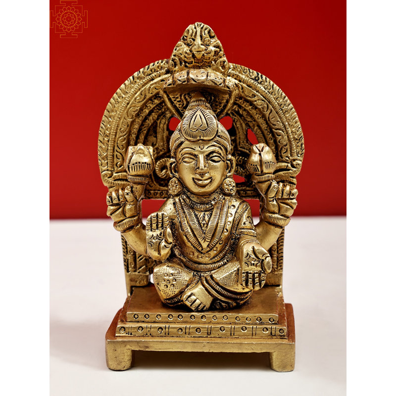 Figurine Lakshmi à quatre bras en Abhaya-Mudra
