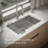 Strive 32" L x 18.25" W Undermount Single Bowl Kitchen Sink with Basin Rack