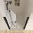 Bi-Fold Frameless Shower Door Walk in Pivot Clear Glass Hinge Shower Door 6mm With Tempered Glass and Explosion-Proof Film-125172984-125172985
