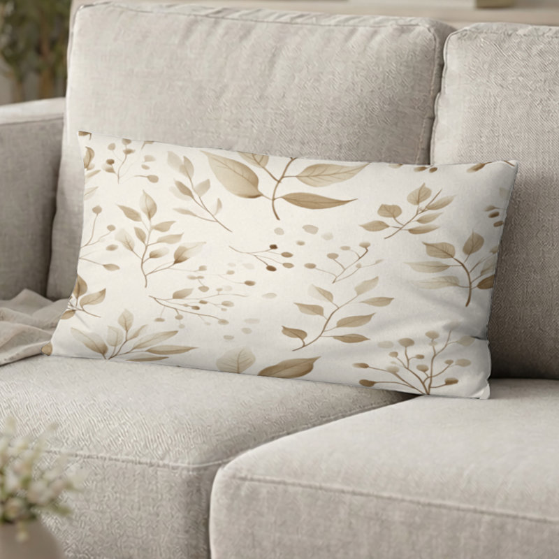 Coussin Floral, H 12 po x l 20 po
