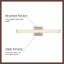 Geri 24-in Black dimmable LED Wall Sconce-635780408
