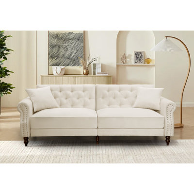 Hanika 87.8'' Velvet Sofa