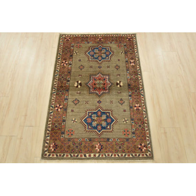 Moncur Hand Knotted Wool Rug