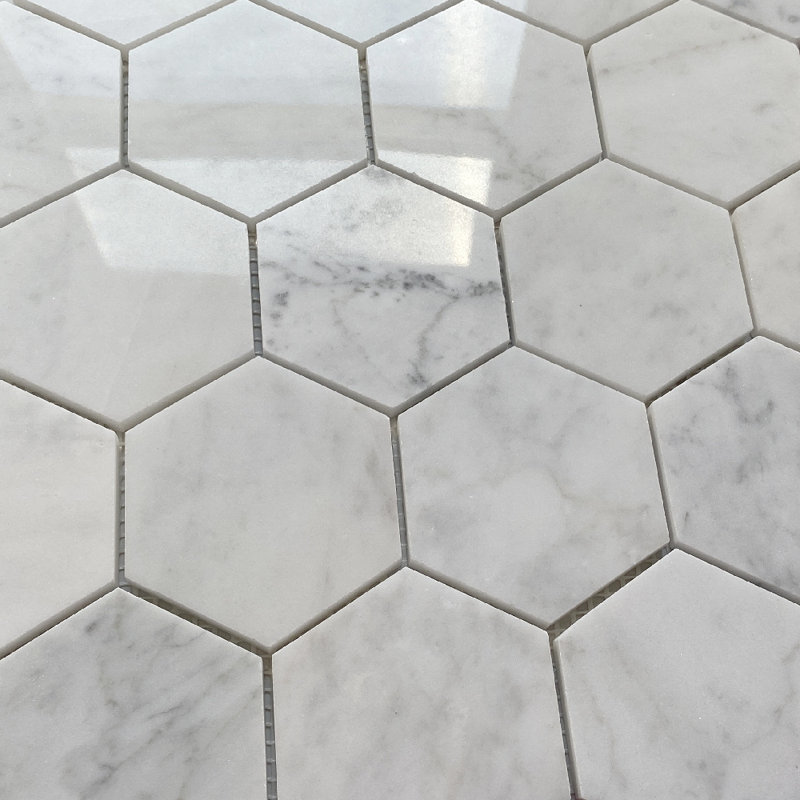 Carreau de mosaïque en marbre 12 po x 11 po