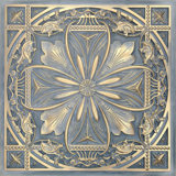 TD 23.75'' L x 23.75'' W Textured PVC Ceiling Tile In Smocked Gold