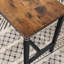Silvia Table Benches, Set of 2, Industrial Style Indoor Benches, Durable Metal Frame