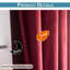 Paire de rideaux occultant en velours Lauier-1040352718-1040352705