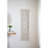 60x16x1.5" Rustic White Floral Vine Carved Wall Panel