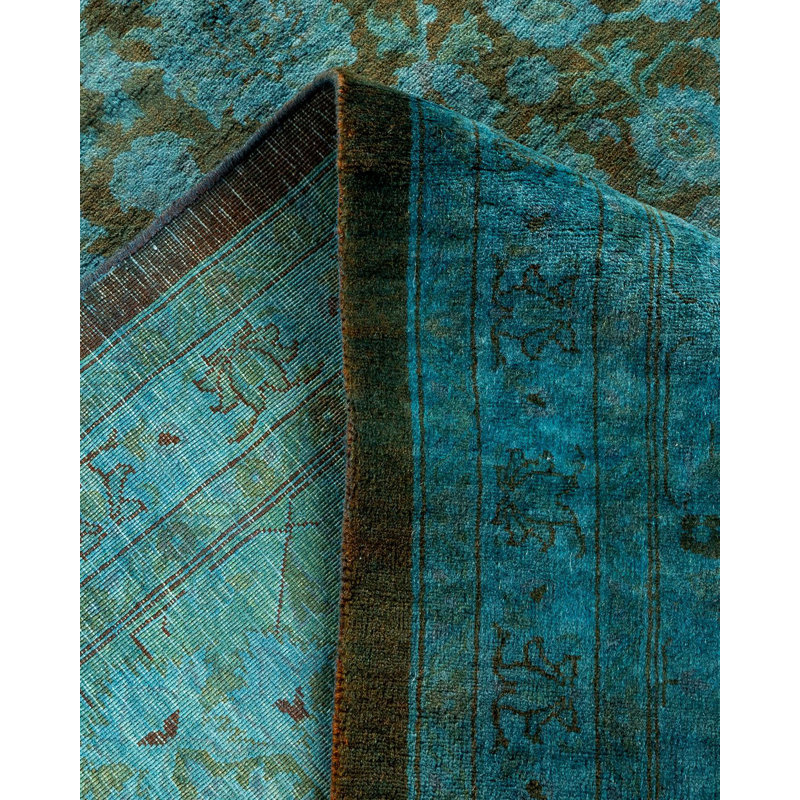 Fine Vibrance One-of-a-Kind 9' 3" X 12' 1" Hand Knotted Area Rug
