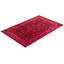 Tapis rose noué à la main de conception unique Holsworth - rose
